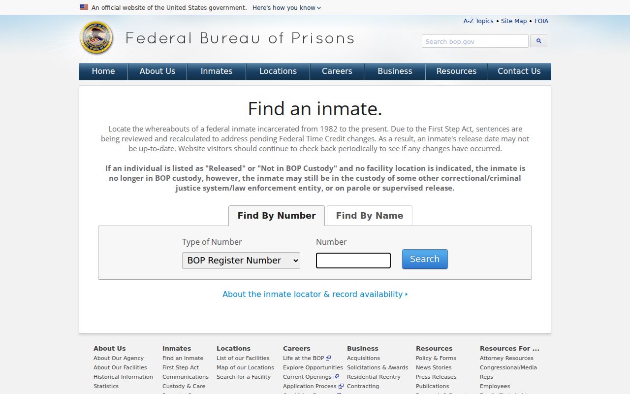 Guadalupe County criminal history federal inmate locator