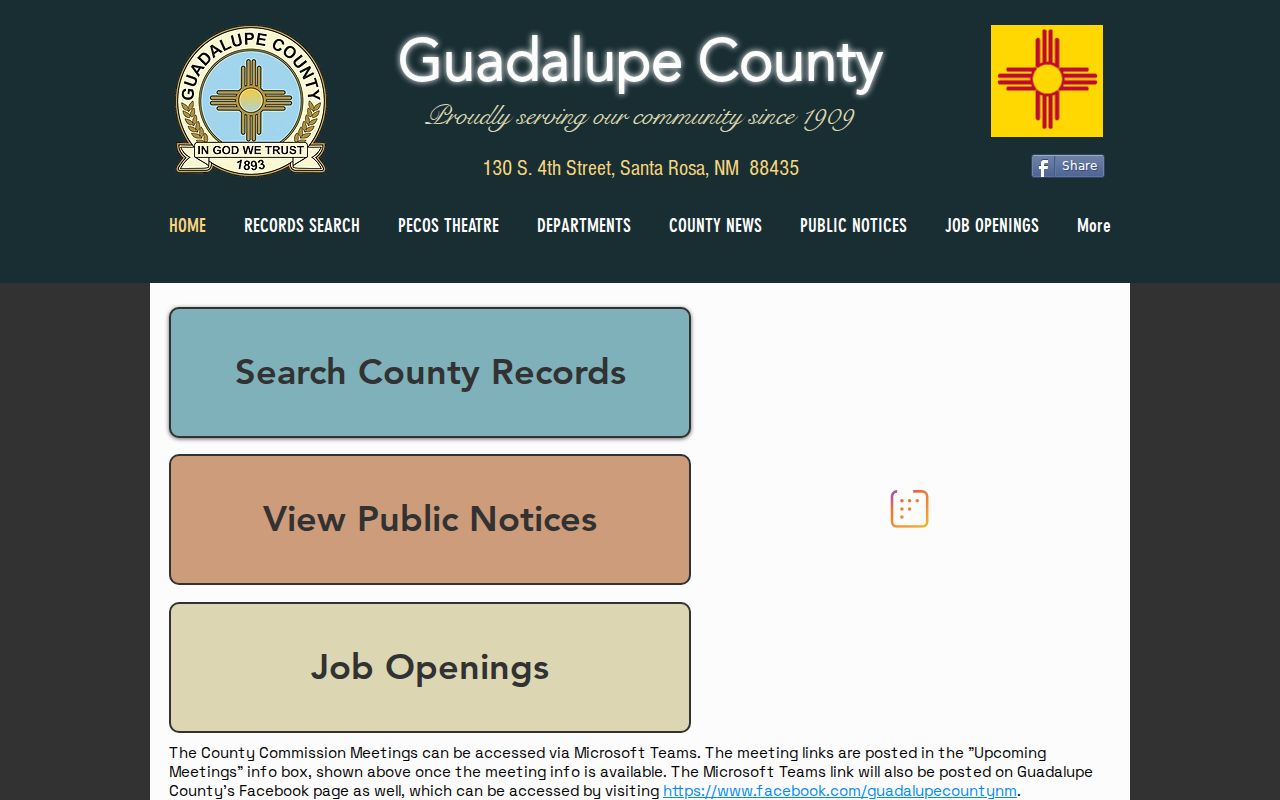 Guadalupe County criminal history county office directory